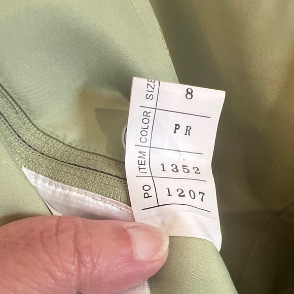 Beautiful Floor Length Lime Green Evening Dress - Picture 4 of 4